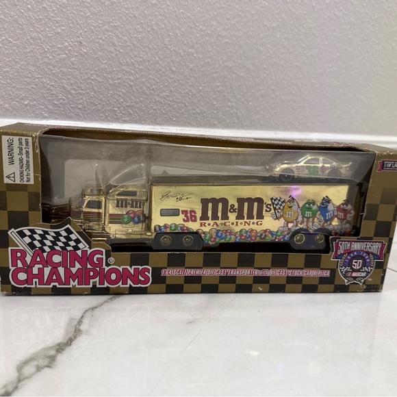 Nascar Other - Gold plated Likited edition Nascar Racing Champions M&M's Gold Truck
